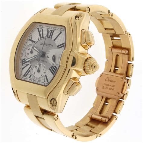 cartier gold watches for men